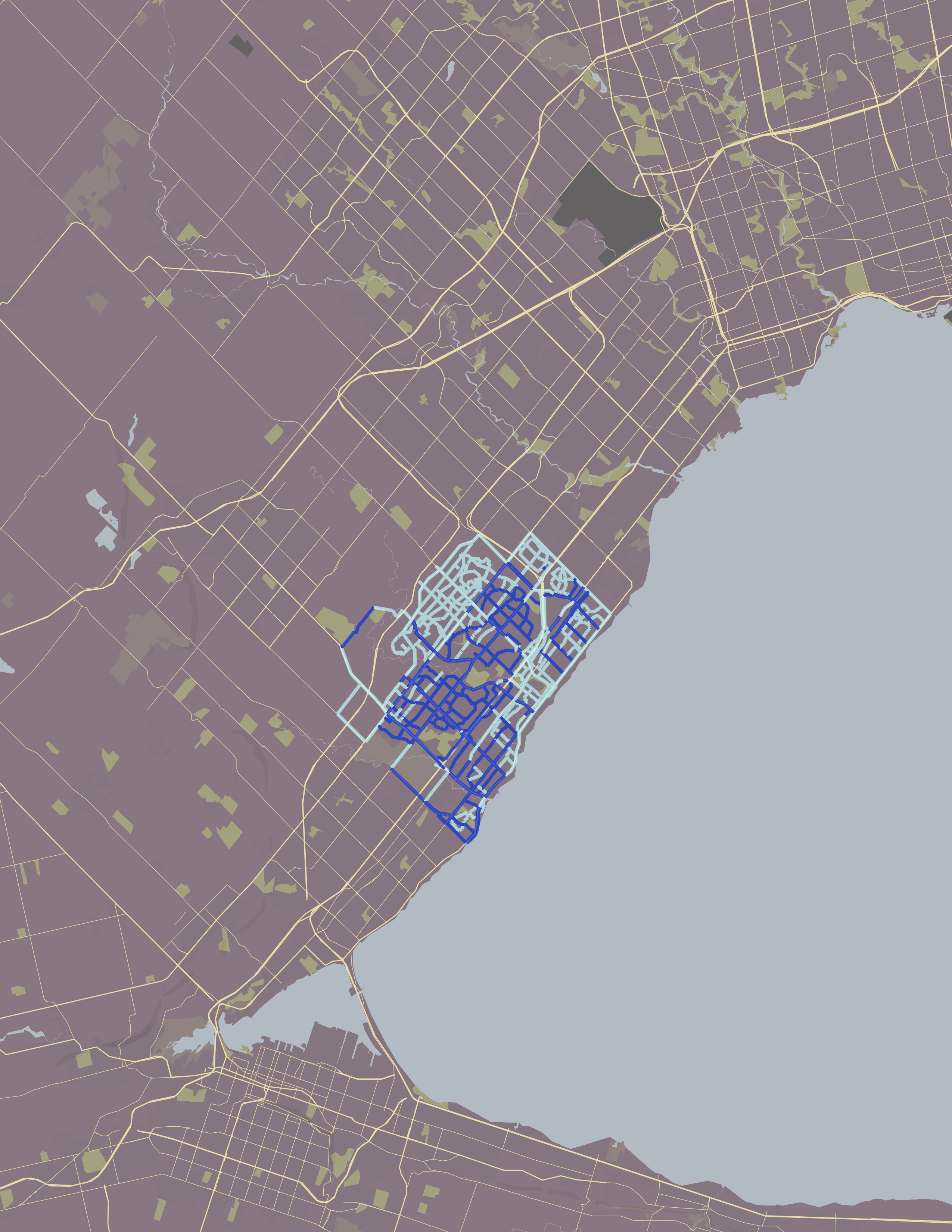 Data edited to show differences zoomed out in different colours